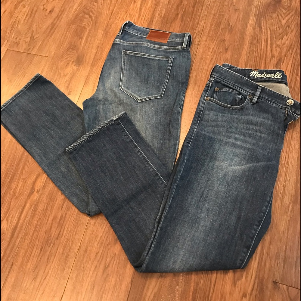 One Pair of Madewell Jeans - 31x34